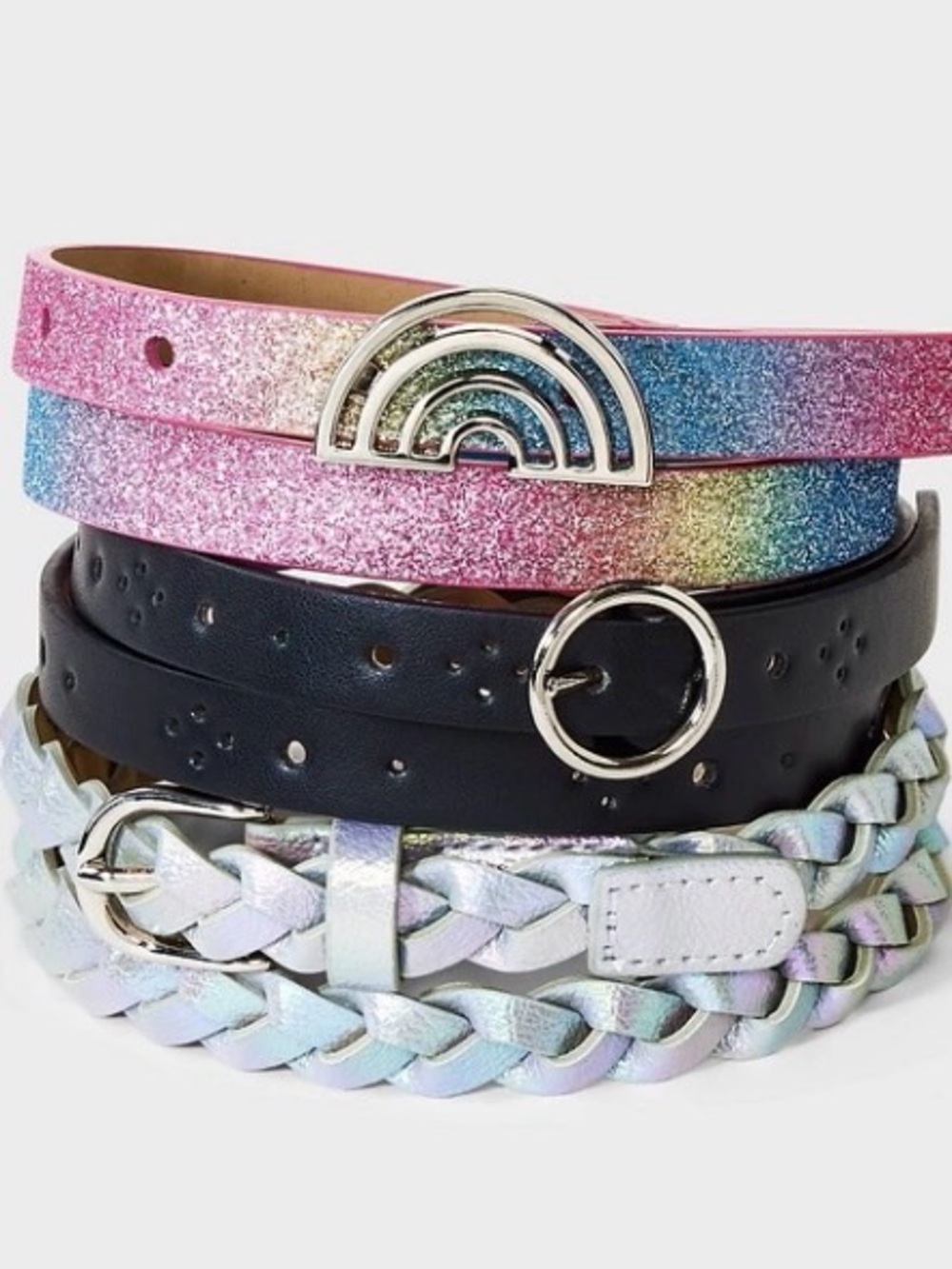 TARGET
Girls 3pk Rainbow Belts - Cat & Jack : Adjustable skinny Belts size lg